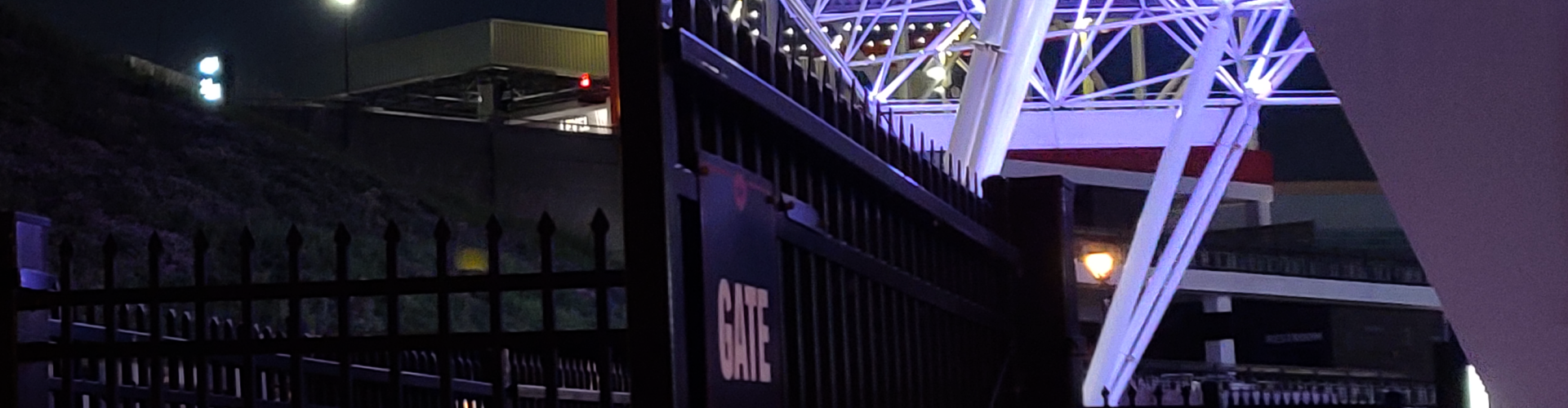 backstage gate entrance of a stage